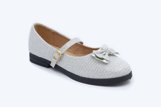 Silver Glisten Strap Shoes