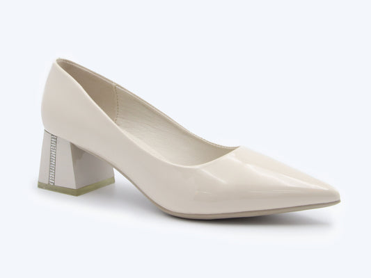 Nude Luxe Accent Heel