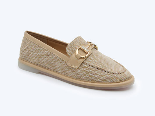Caramel Bit Tweed Flat