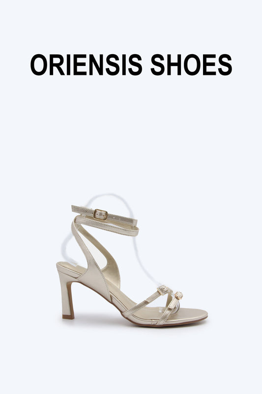 Caramel Buckle Gleam Heel