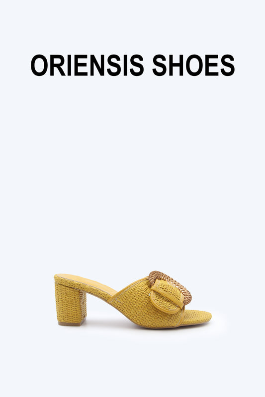 Yellow Gilt Weave Sandal