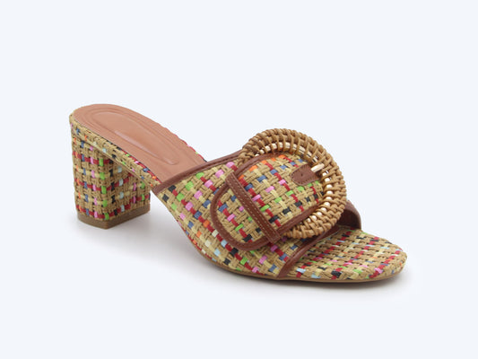 Rainbow Gilt Weave Sandal
