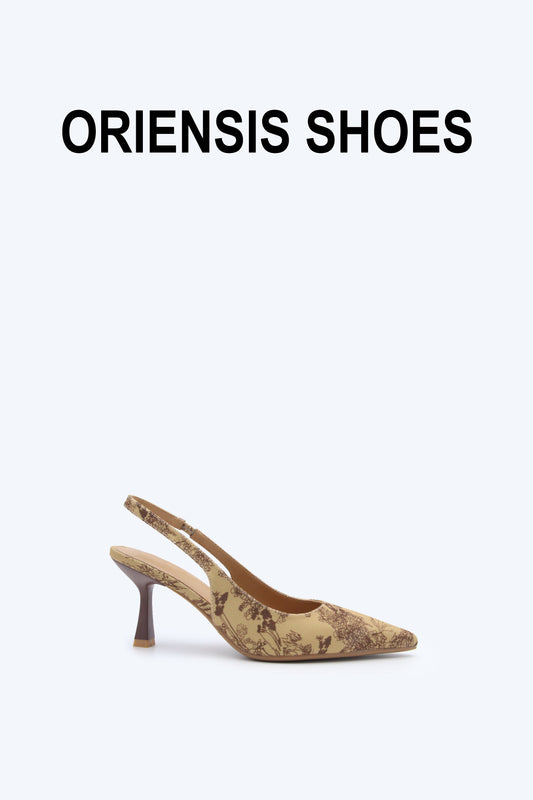 Caramel Botanic Sling Heel