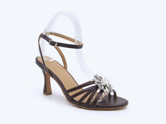 Brown Gleam Heel