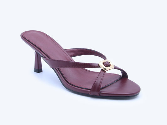 Maroon Gleam Heels
