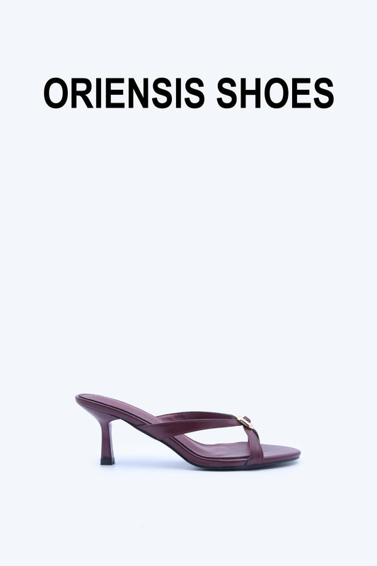 Maroon Gleam Heels
