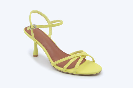 Yellow Strap Heel