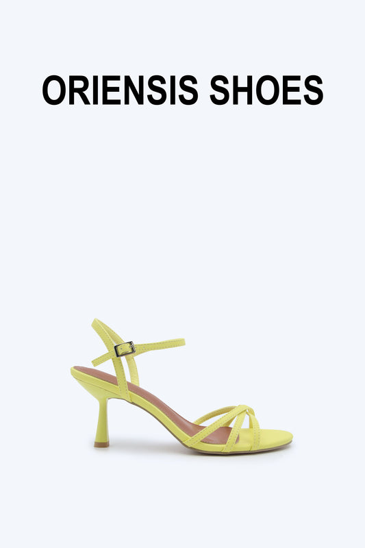 Yellow Strap Heel
