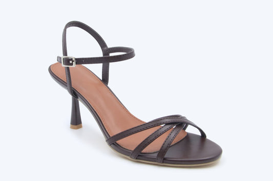 Mocha Strap Heel