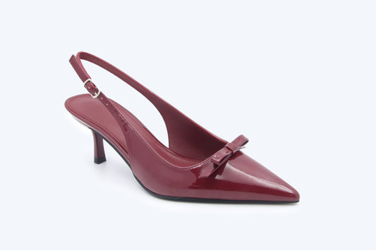 Maroon Slingback Allure Heels