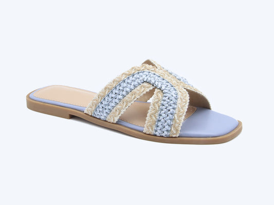 Blue Woven Breeze Flats