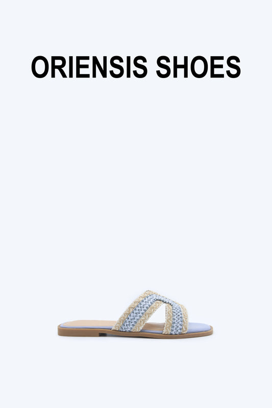 Blue Woven Breeze Flats