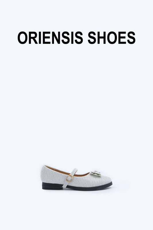 Silver Glisten Strap Shoes