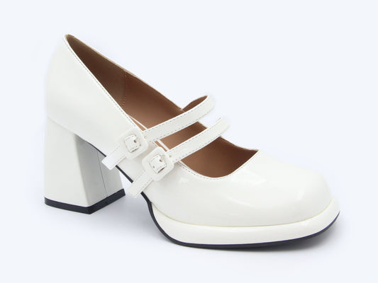 White Mary Shoes