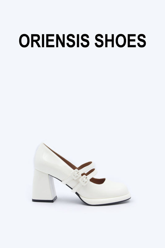 White Mary Shoes