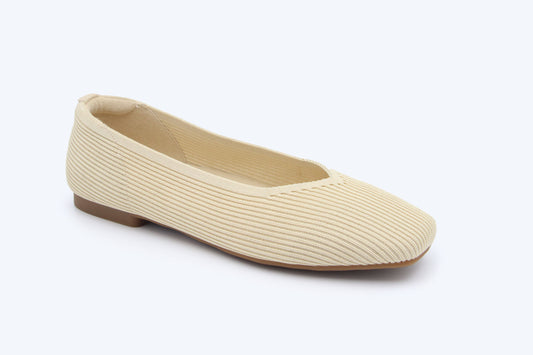 Nude Knit Comfort Flat
