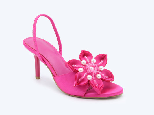 Pink Petal Slingback Heels