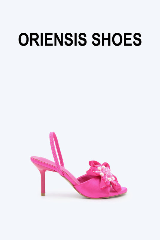 Pink Petal Slingback Heels
