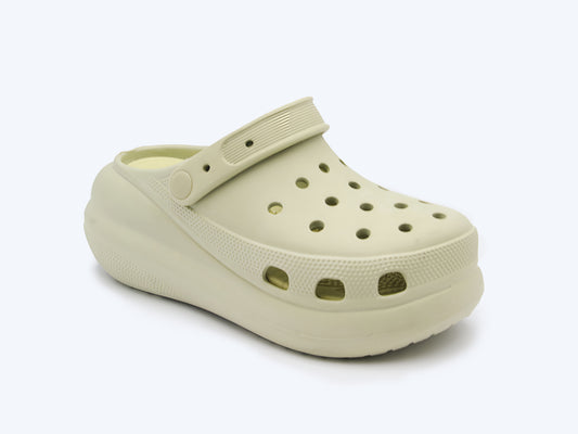 Beige PuffClog