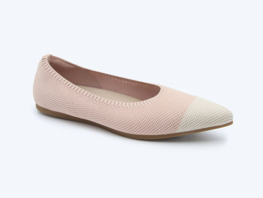 Pink Knit Comfort Flat