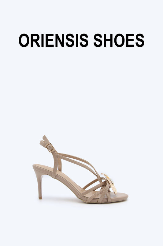 Coffe Flower Gleam Heels