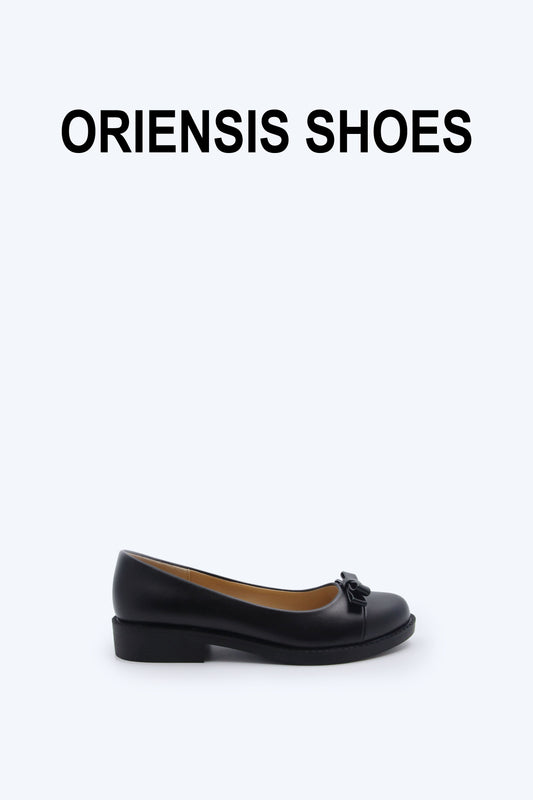 Black Bow Trimmed Loafer