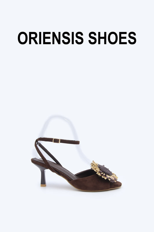 Brown Sunflower Allure Heels