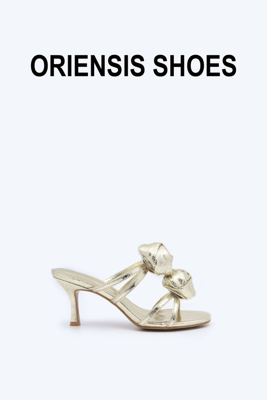 Light Gold Rose Mule Sandles