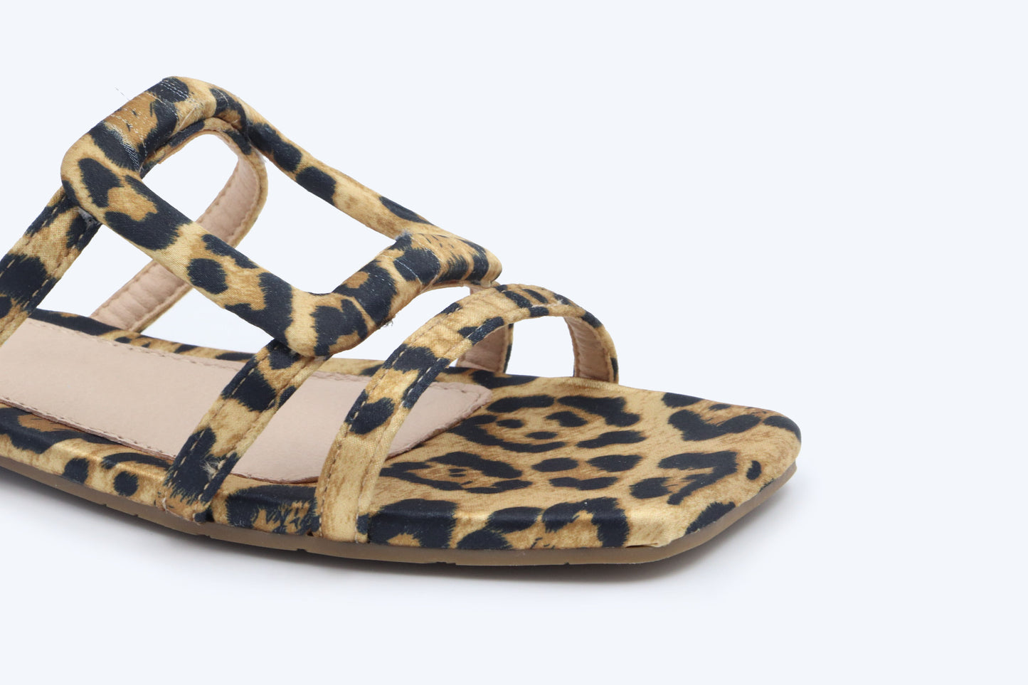 Yellow Leopard Loop Flat