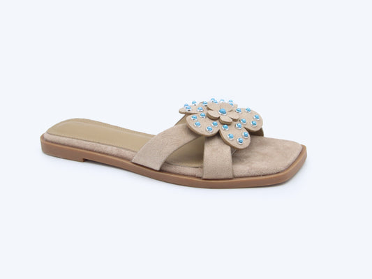 Coffe Gem Mule Flats