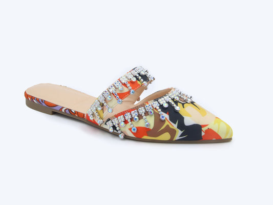 Brown Crystal Pop Flat