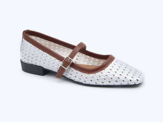 Silver Lace Lite Flat