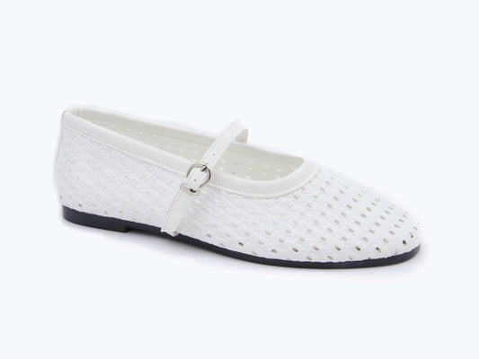 White Airy Mary Flat
