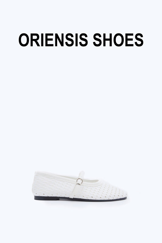 White Airy Mary Flat