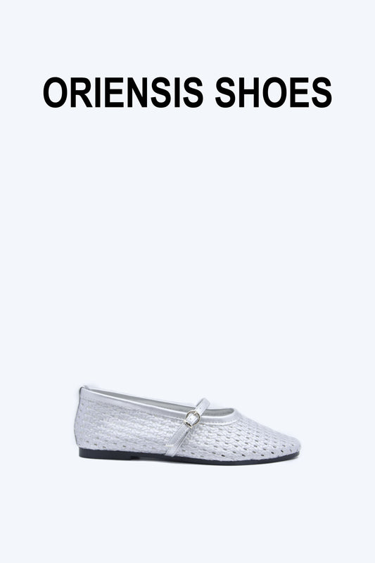 Silver Airy Mary Flat