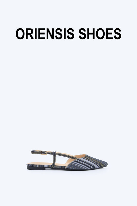 Blue Stripe Gleam Flat