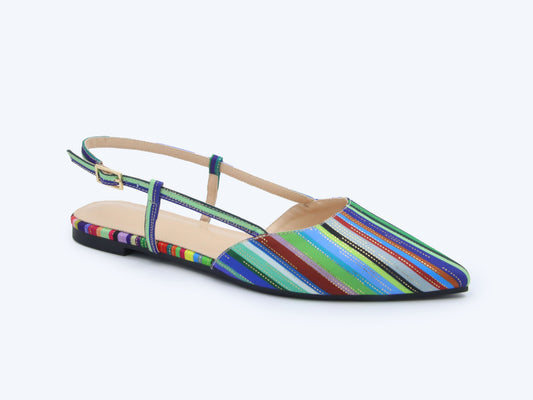 Rainbow Stripe Gleam Flat