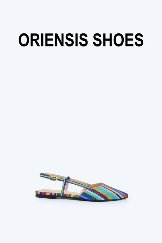 Rainbow Stripe Gleam Flat