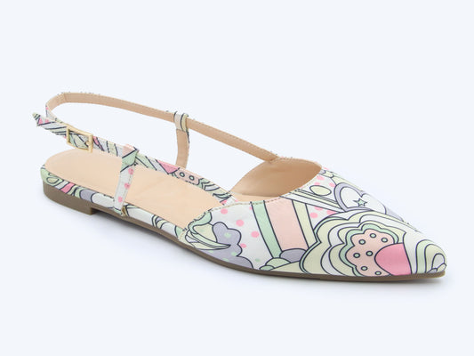 White Graphic Pulse Flat
