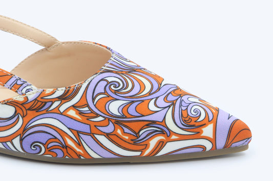 Purple Print Pulse Flat