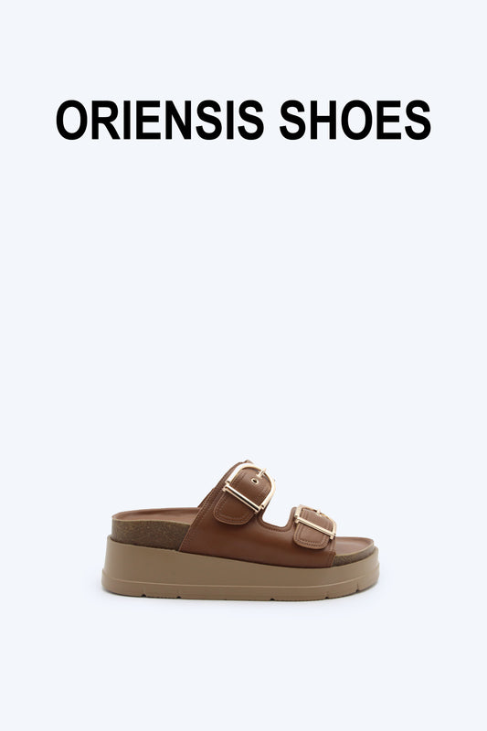Brown Vintage Spark Flat