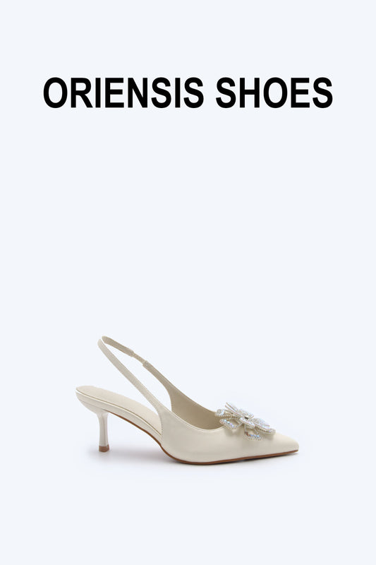 Cream Trendsetter Sparkle Heel