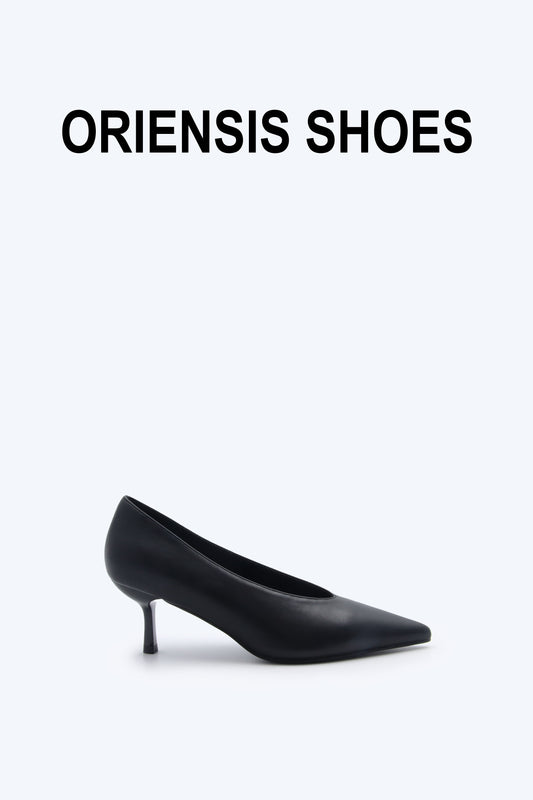 Black Simple Heels