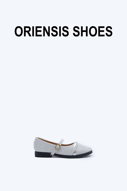 Silver Gleam Mary Shoes