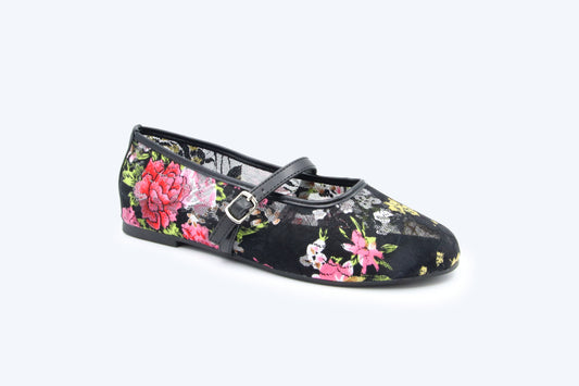 Black Vina Curve Flat