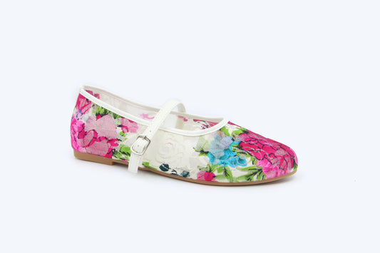 White Vina Curve Flat