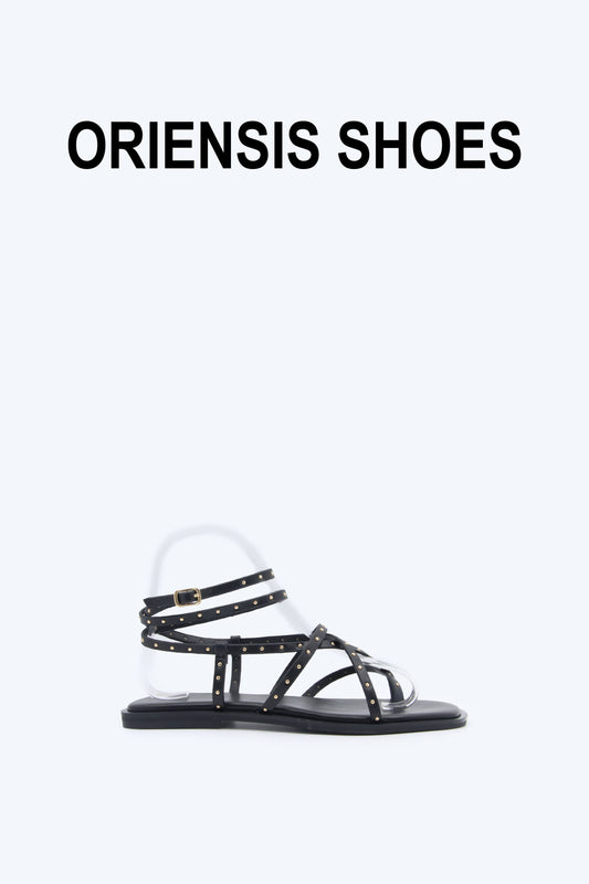 Black Raya Cross Flat