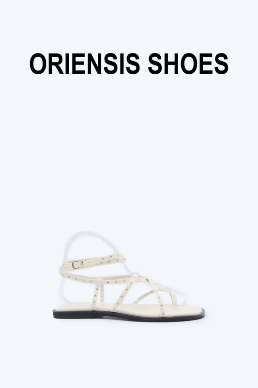 Cream Stella Edge Flat