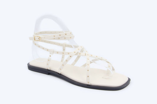 Cream Stella Edge Flat