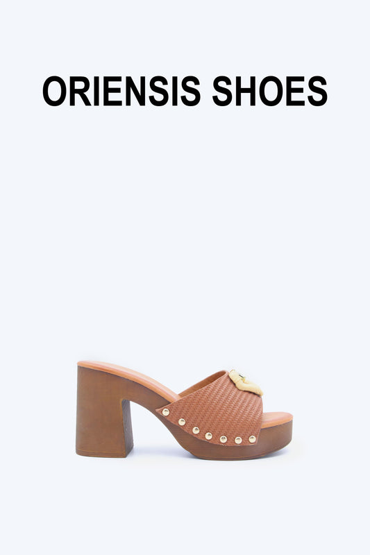 Brown Cleo Step Sandal